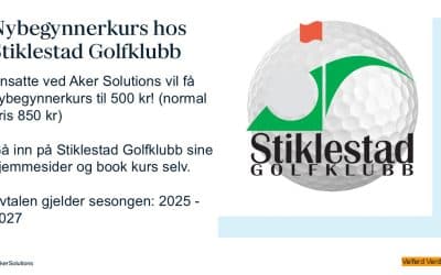 Nybegynnerkurs hos Stiklestad Golfklubb